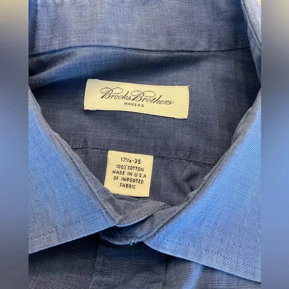 Brooks Brothers Dress Shirt 17 1/2 - 35 - Picture 4 of 4